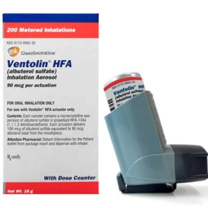 Ventolin 90 MCG HFA Inhaler - BRAND from Glaxo Smith Kline (GSK)