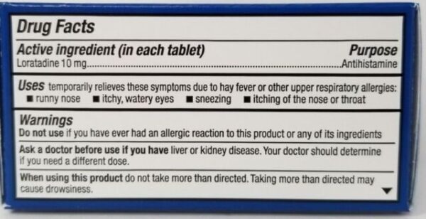 Loratadine 10 mg --- 300 Count Bottle --- Generic For Claritin --- Major Pharma - Image 3