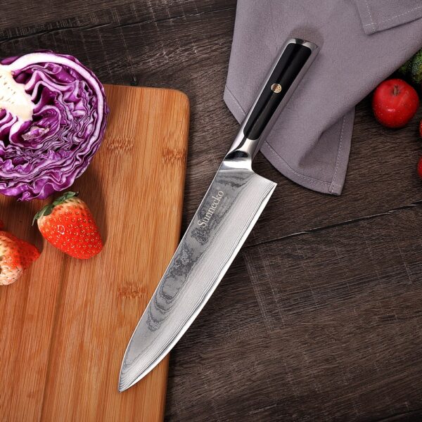 Damascus Steel Chef Knife - Image 6