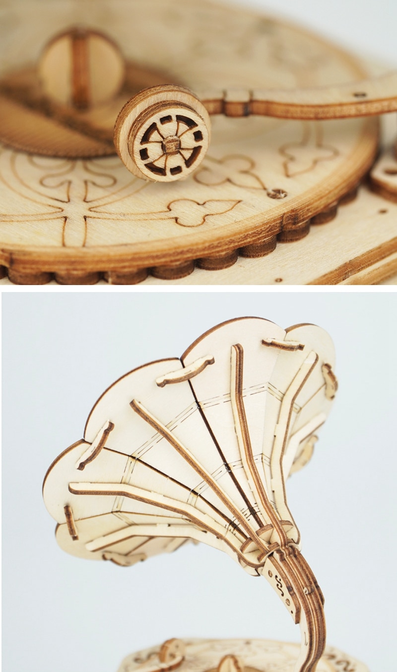 DIY 3D Wooden Puzzle Model