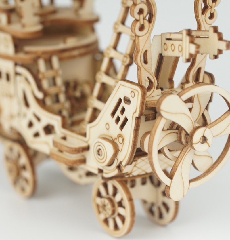 DIY 3D Wooden Puzzle Model