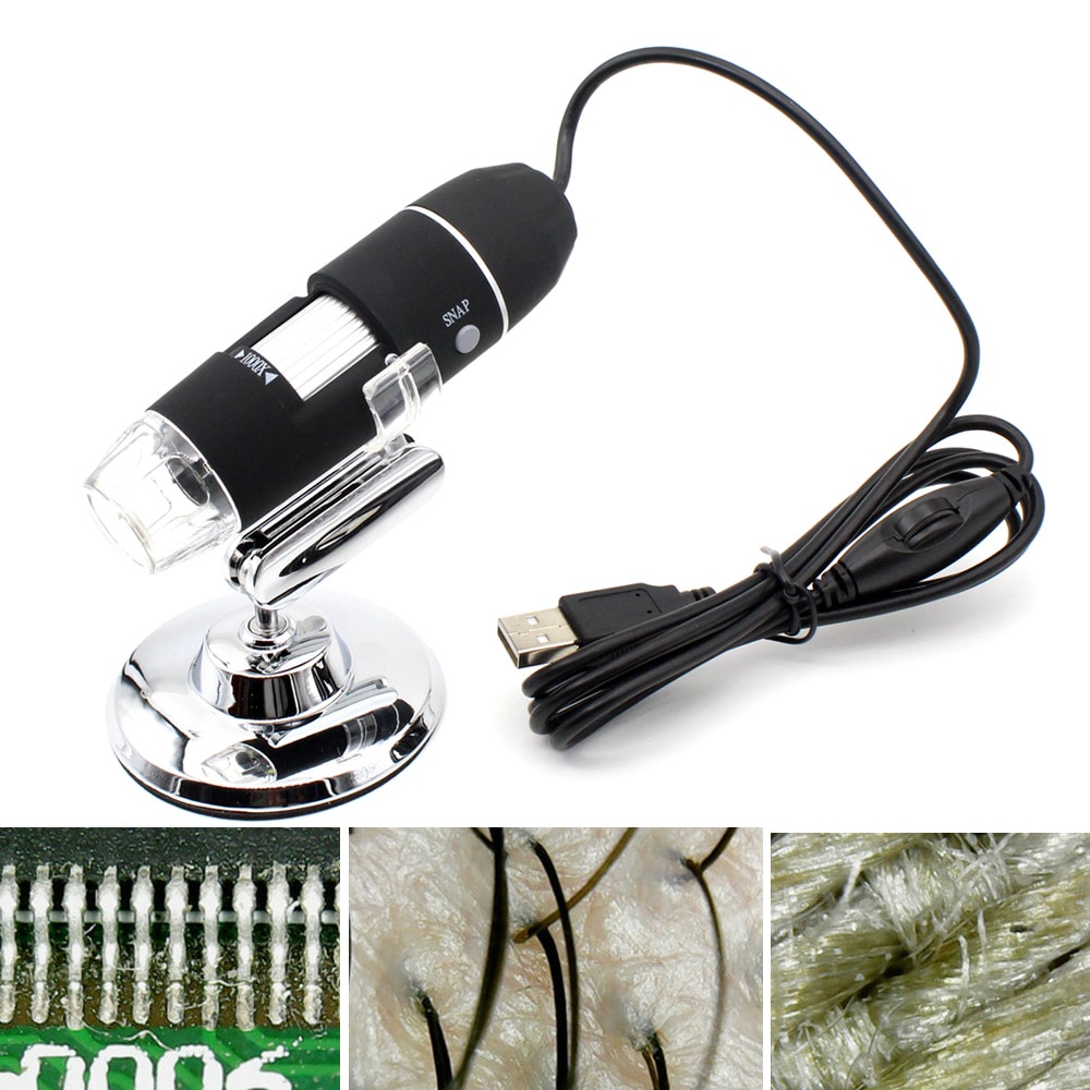 1000x / 1600x LED USB Digital Microscope