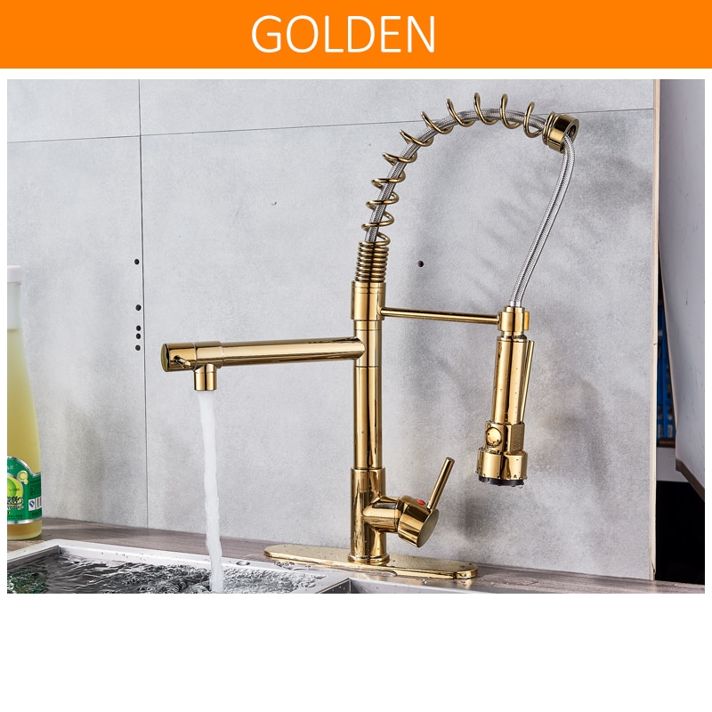 Blackend Spring Kitchen Faucet