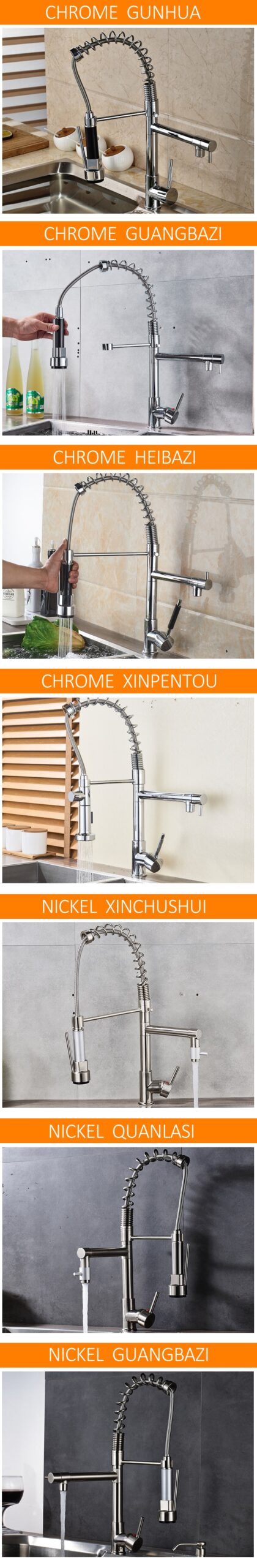 Blackend Spring Kitchen Faucet