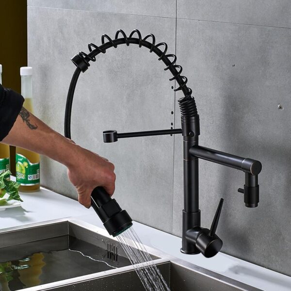 Blackend Spring Kitchen Faucet