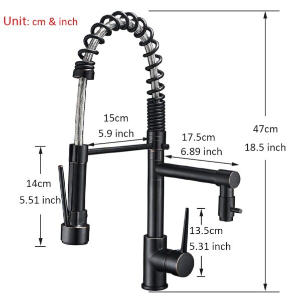 Blackend Spring Kitchen Faucet - Image 3