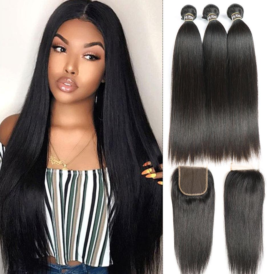 Straight Human Hair Bundles