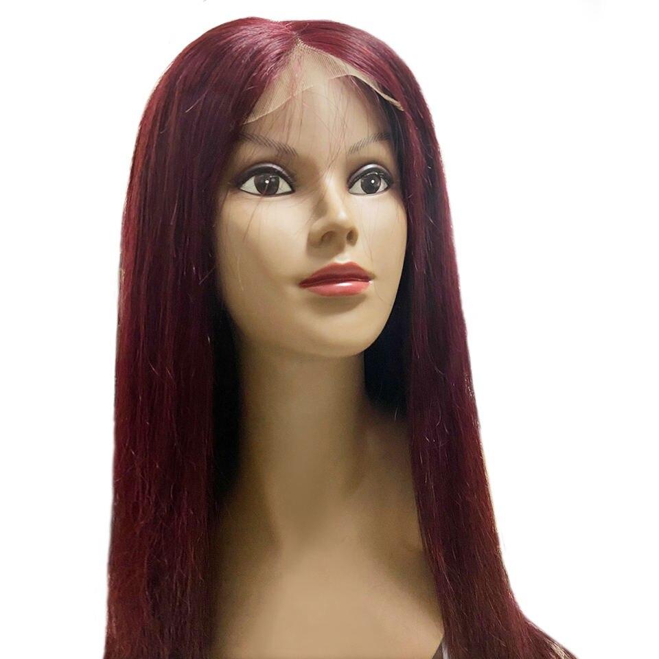 Auburn Dyed Human Hair Lace Front Wig