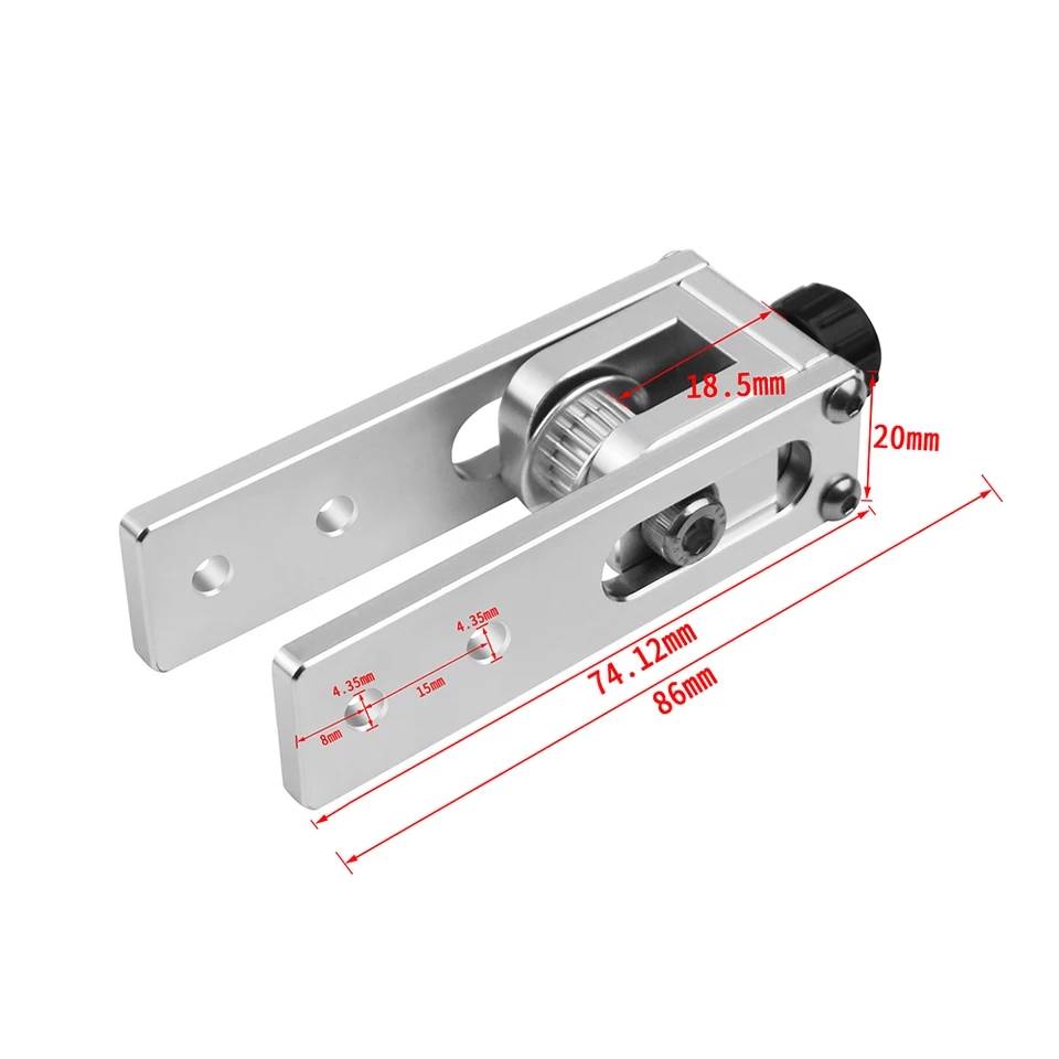 Belt Straighten Tensioner For 3D Printer