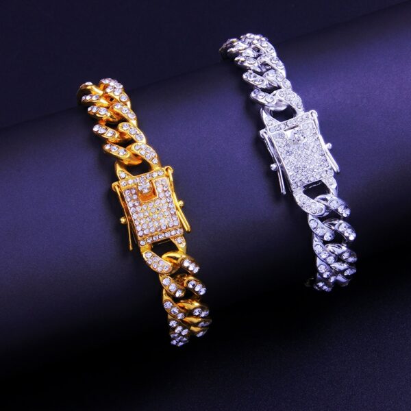 Women's Letter Bracelet in Gold and Silver - Image 3