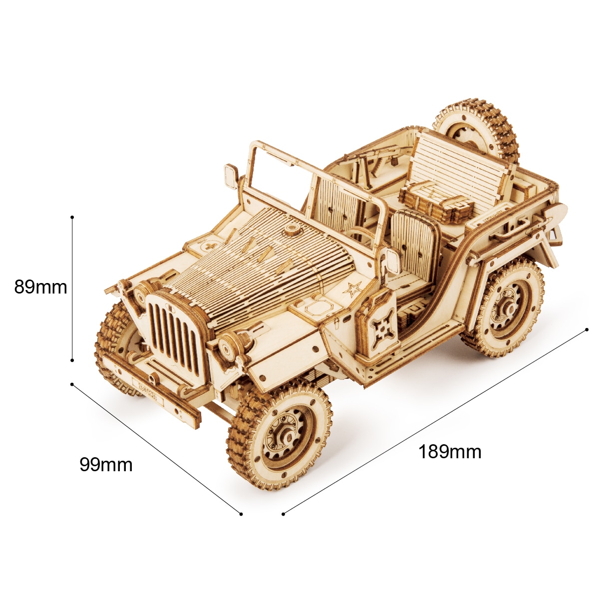 3D Wooden Vehicle Puzzle