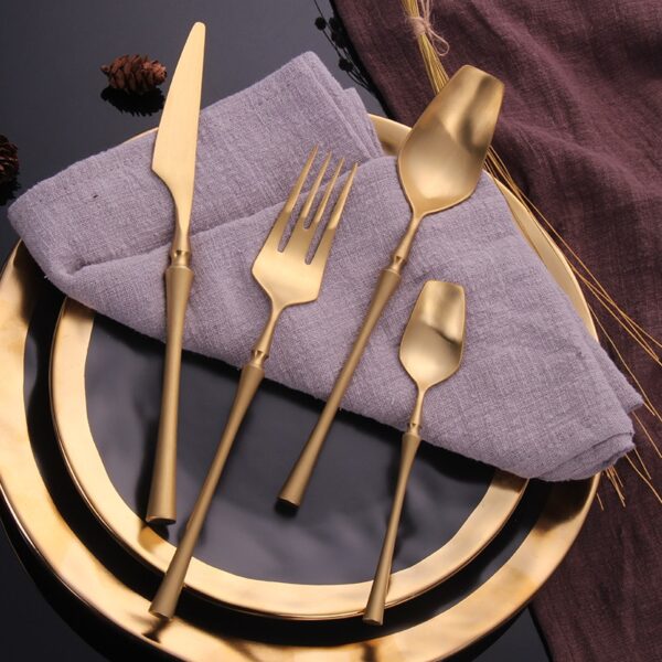 Stainless Steel Dinnerware Set - Image 4