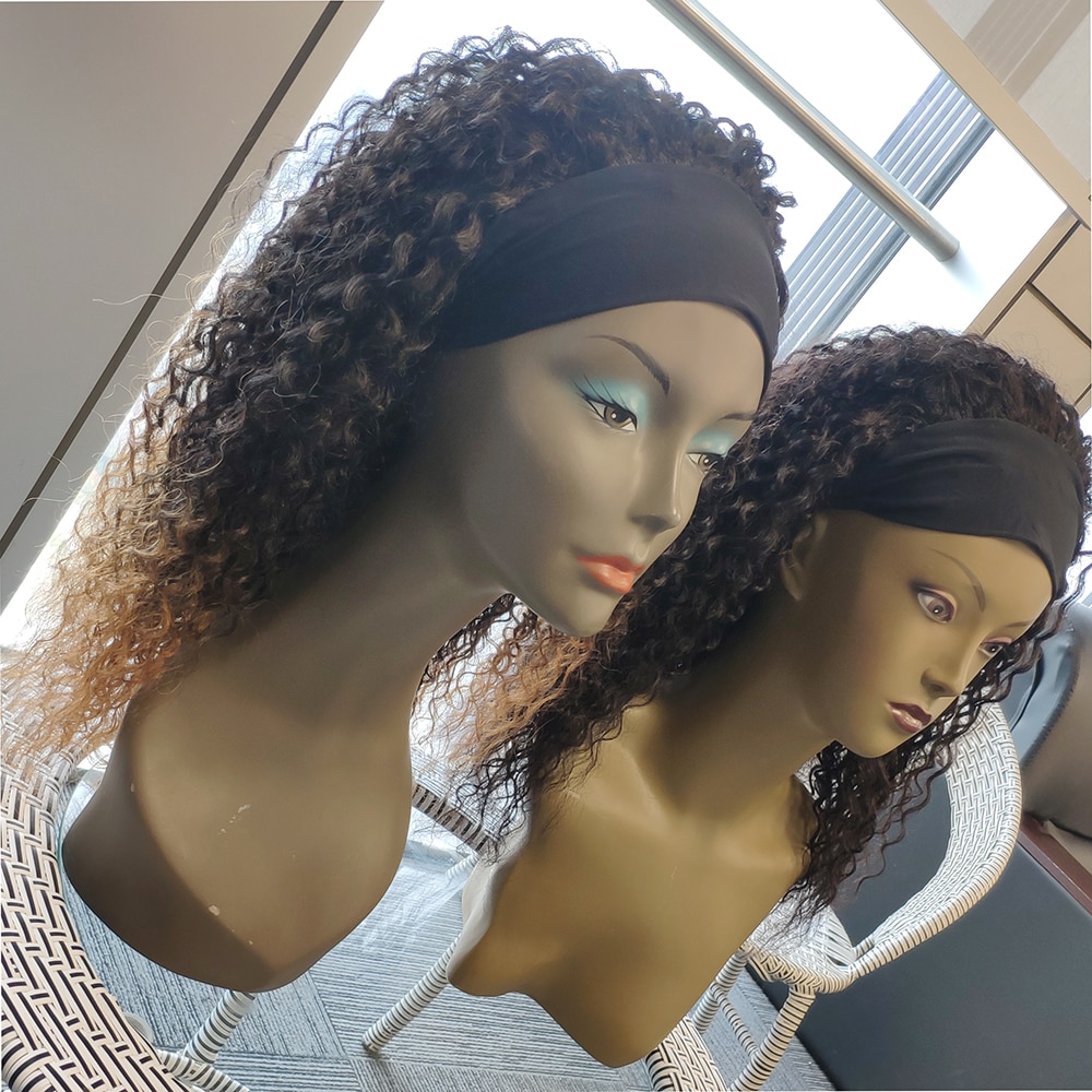 Kinky Synthetic Hair Headband Wig