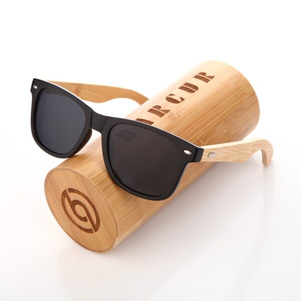 Men's Polarized Bamboo Sunglasses - Image 6