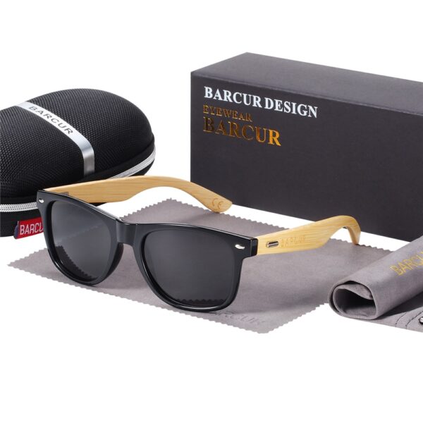 Men's Polarized Bamboo Sunglasses