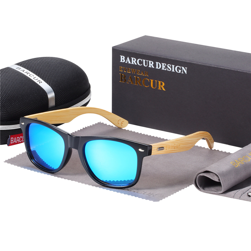 Men's Polarized Bamboo Sunglasses