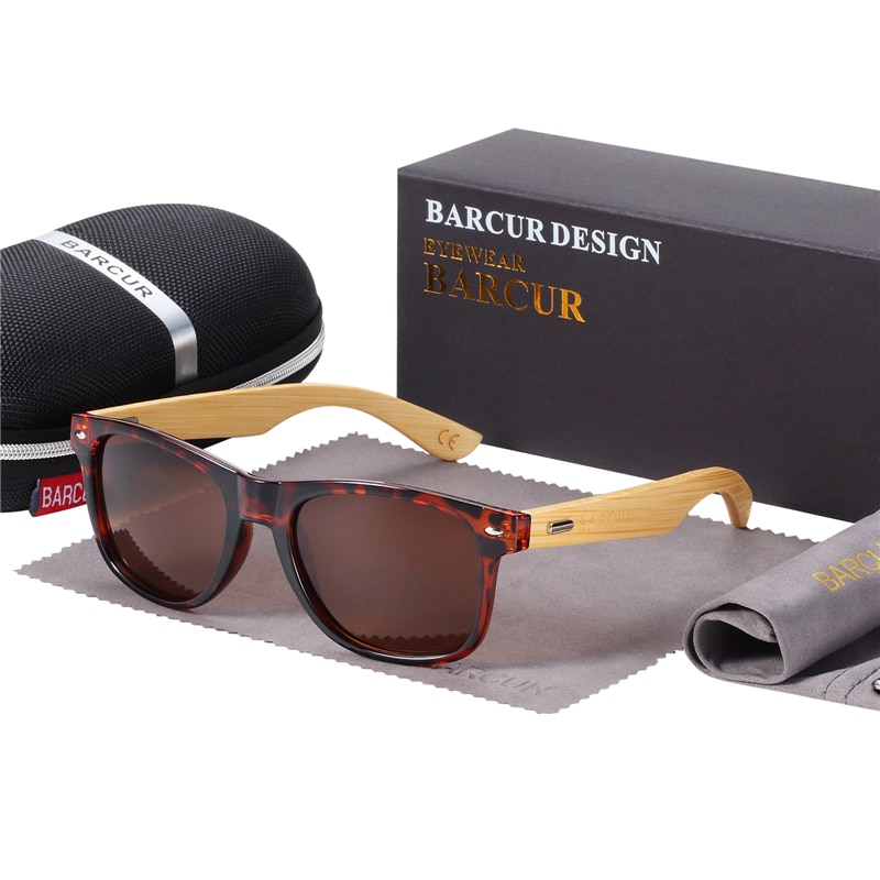 Men's Polarized Bamboo Sunglasses