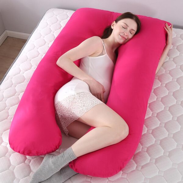 U Shaped Sleeping Support Pillow for Pregnant Women - Image 8