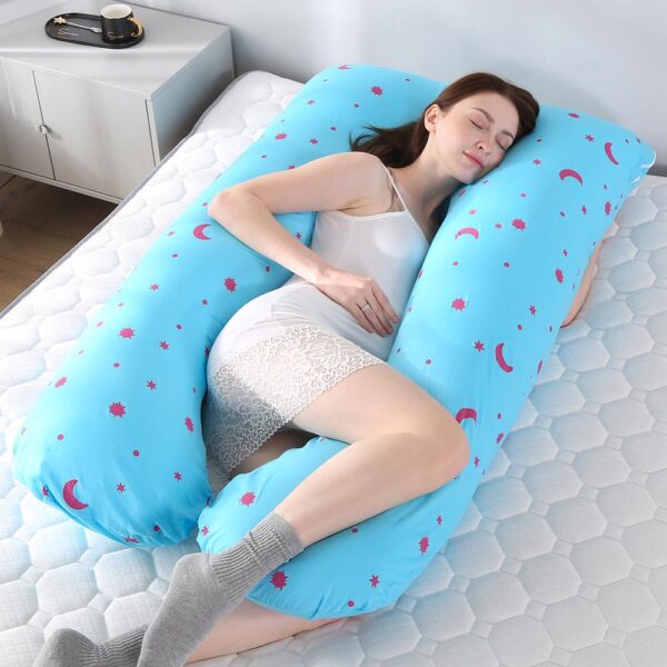 U Shaped Sleeping Support Pillow for Pregnant Women - Image 4