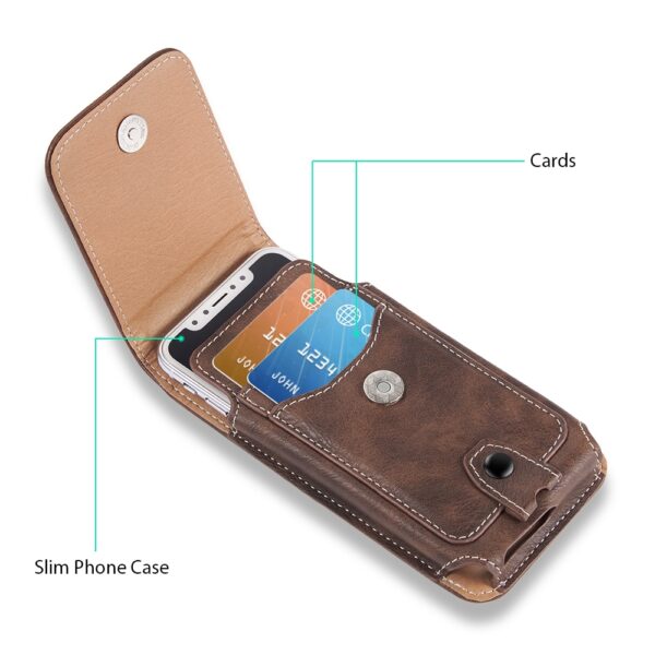 Universal Leather Phone Case for iPhone - Image 4