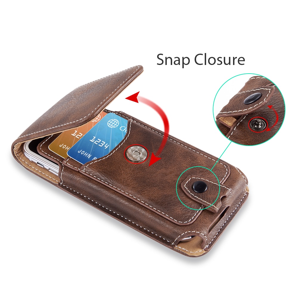 Universal Leather Phone Case for iPhone