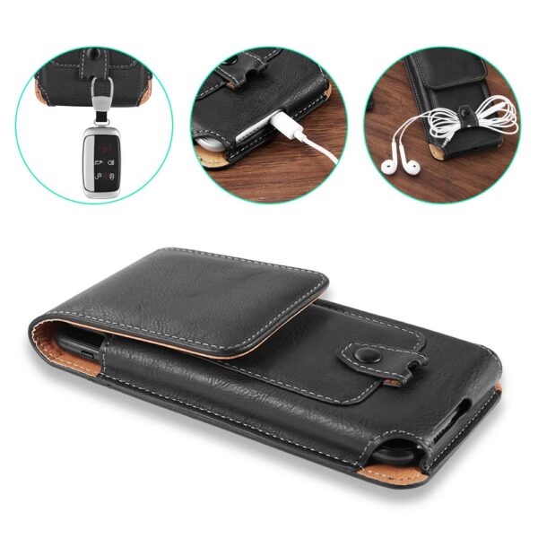 Universal Leather Phone Case for iPhone - Image 3