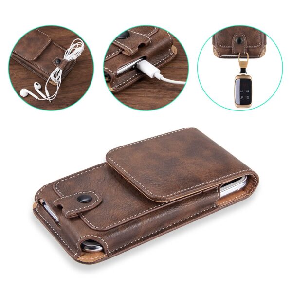 Universal Leather Phone Case for iPhone