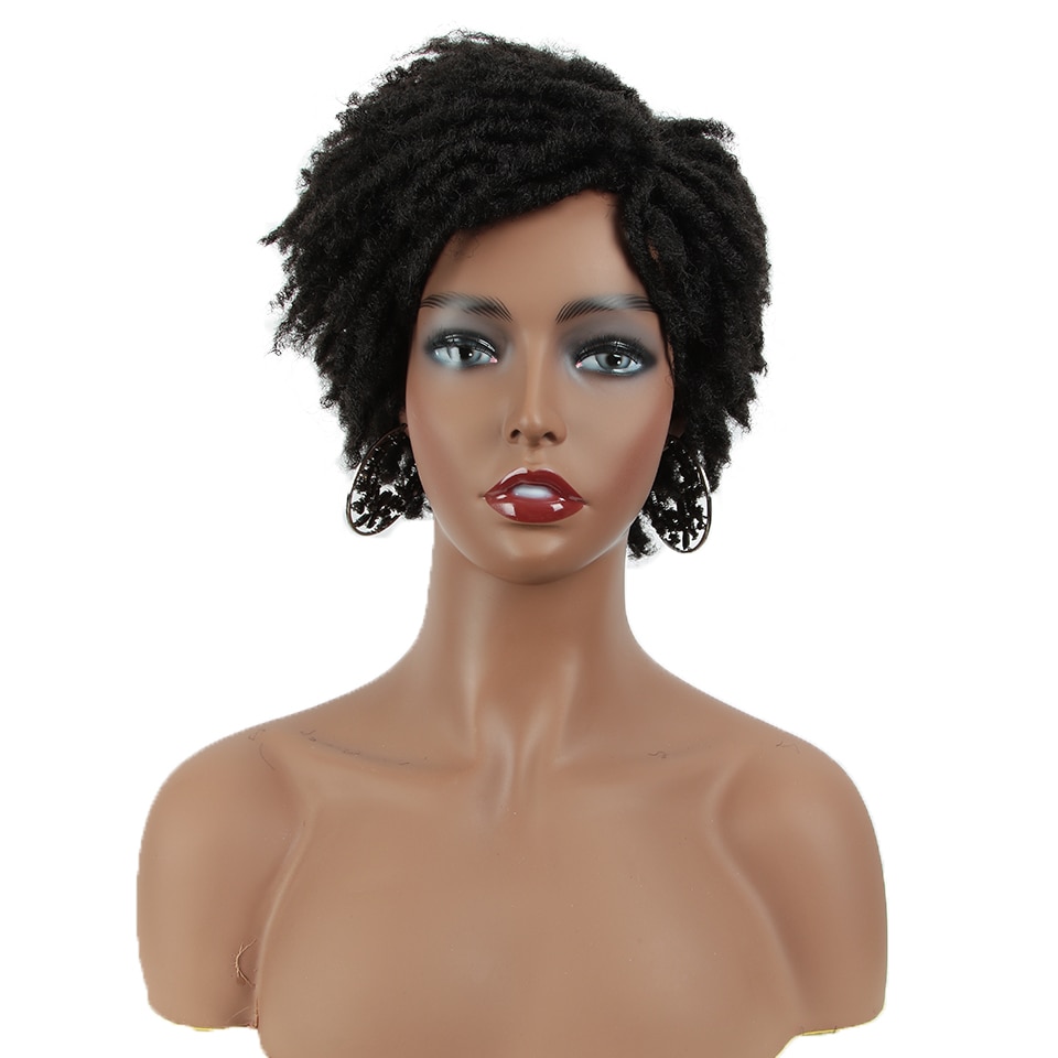 Short Dreadlocks Synthetic Hair Wig