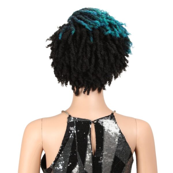 Short Dreadlocks Synthetic Hair Wig - Image 5