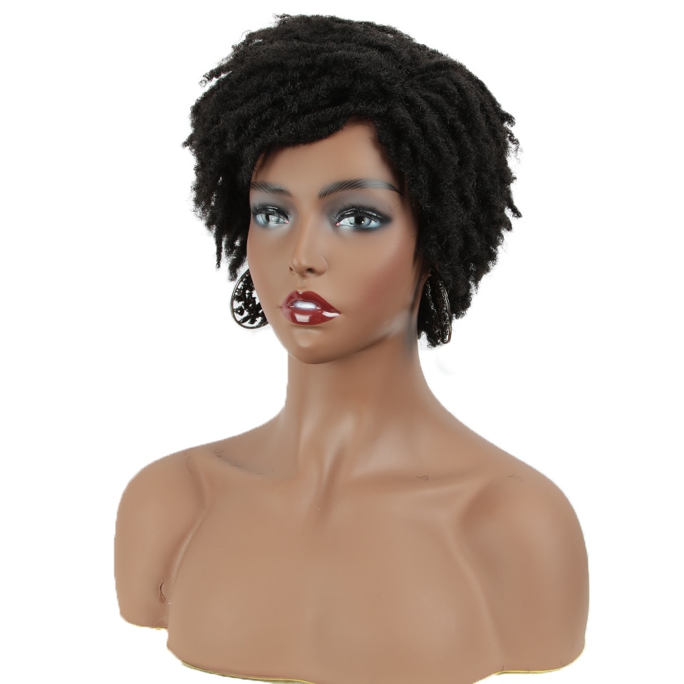 Short Dreadlocks Synthetic Hair Wig