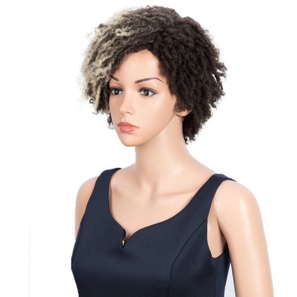 Short Dreadlocks Synthetic Hair Wig - Image 4