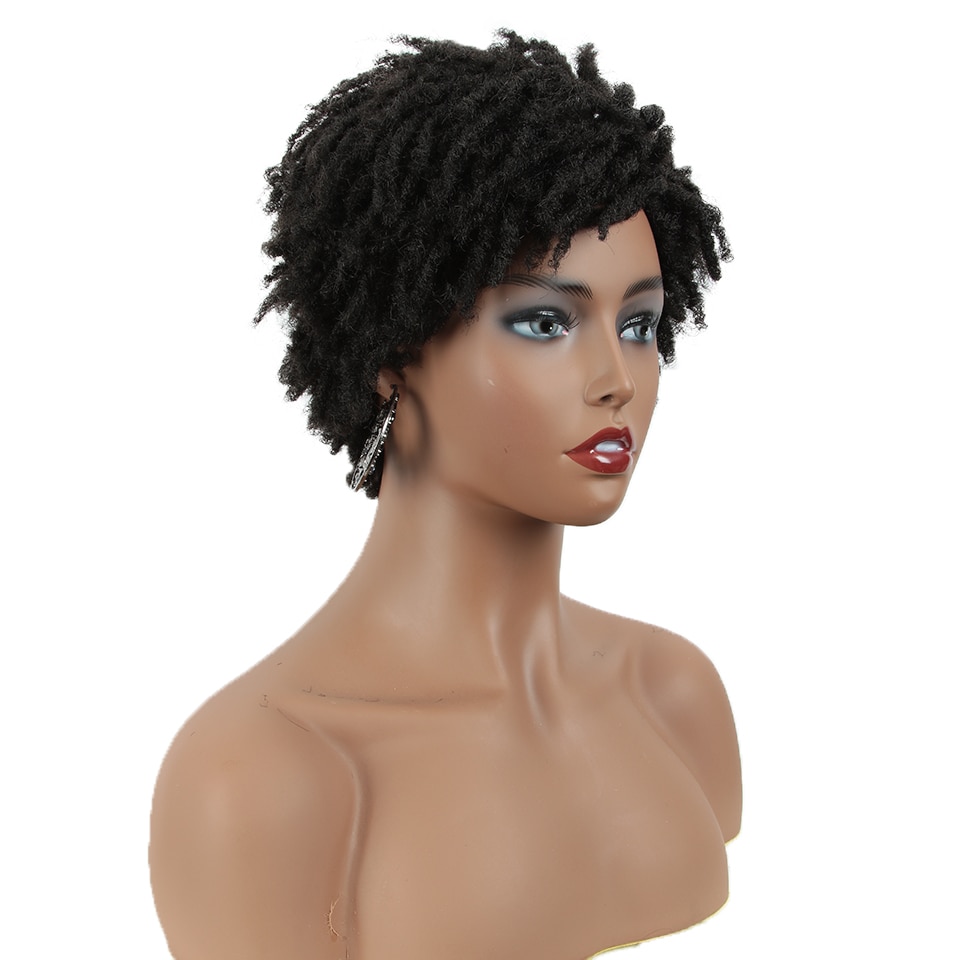 Short Dreadlocks Synthetic Hair Wig