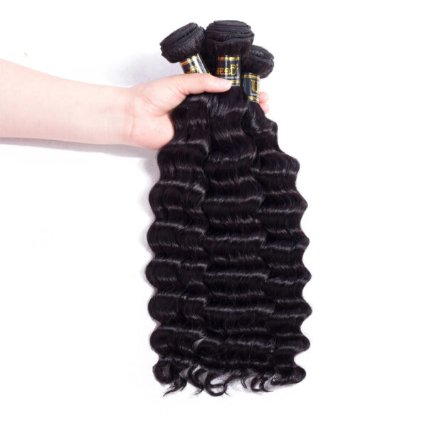 Deep Wave Peruvian Hair Weaves - Image 3