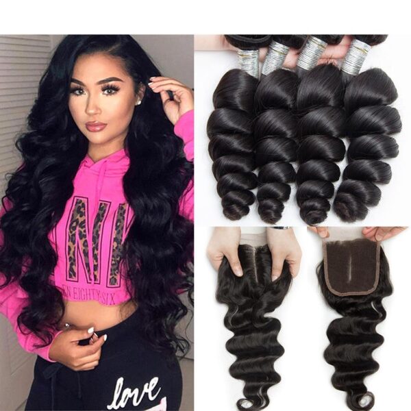 Loose Deep Wave Peruvian Hair Bundles