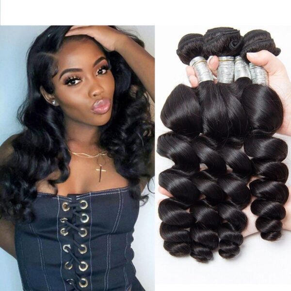 Loose Deep Wave Peruvian Hair Bundles - Image 3