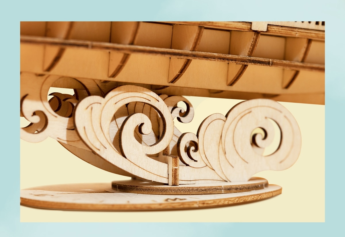 3D Wooden Boat Puzzle