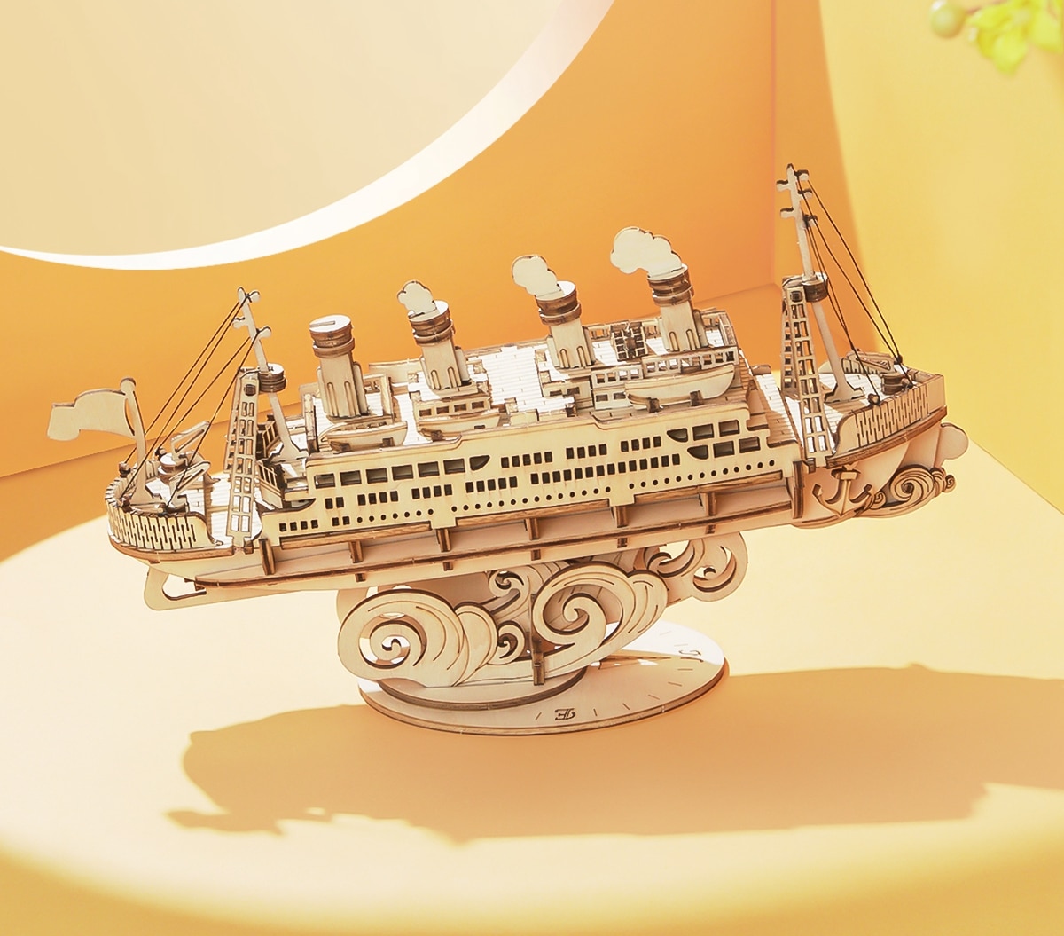 3D Wooden Boat Puzzle