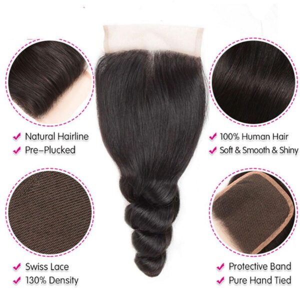 Loose Wave Brazilian Remy Hair Bundles - Image 4