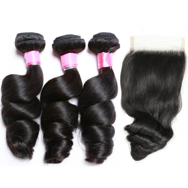 Loose Wave Brazilian Remy Hair Bundles - Image 3