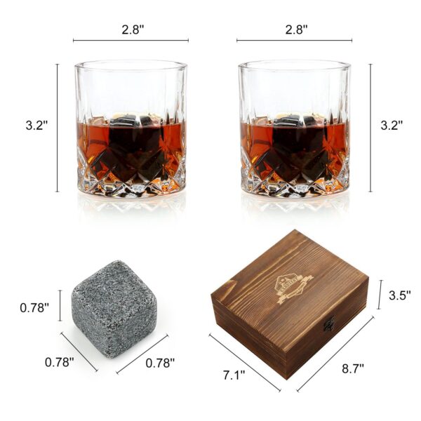 Whiskey Chilling Rocks in Wooden Box - Image 7