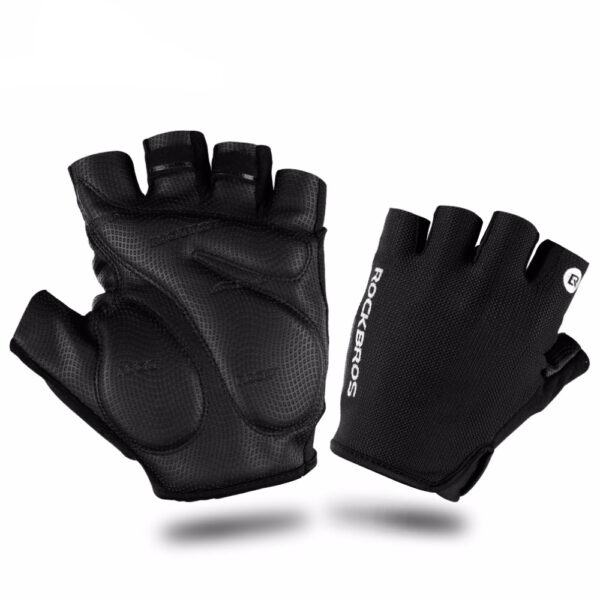 Shockproof Anti-Slip Unisex Cycling Half-Finger Gloves - Image 4