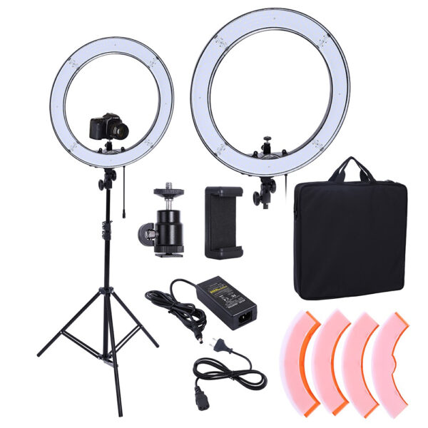 Studio Camera Photo Phone LED Ring with Tripod - Image 3