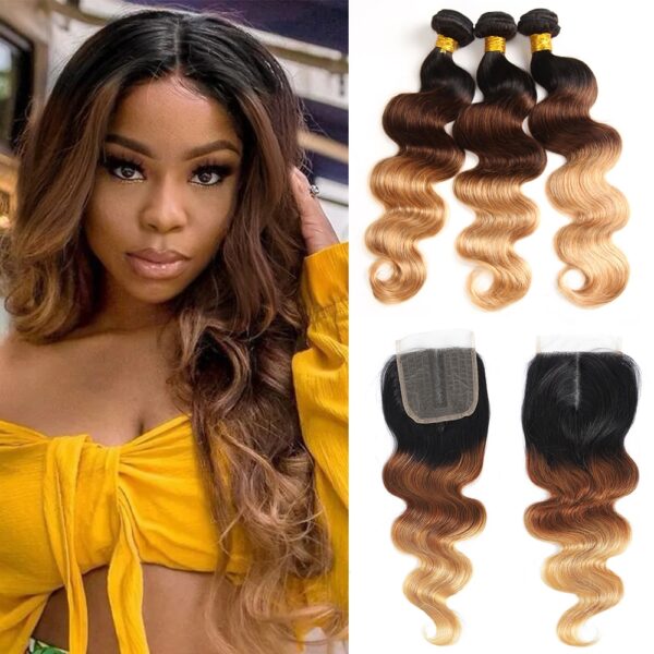 Ombre Brazilian Body Wave Hair Bundles - Image 3