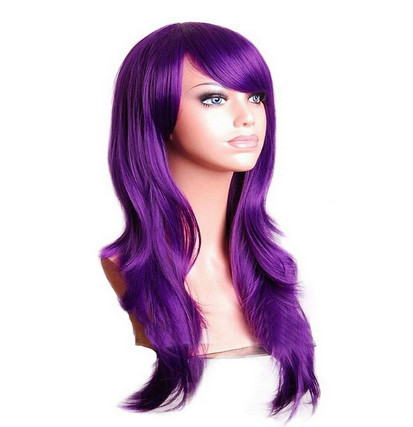 Long Wavy Vivid Color Synthetic Wig