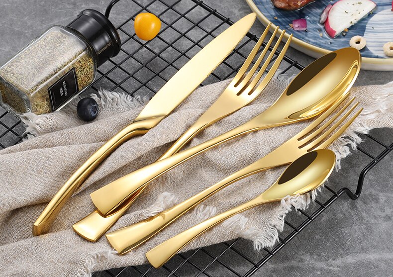 Stainless Steel Cutlery Set, 24 Pcs