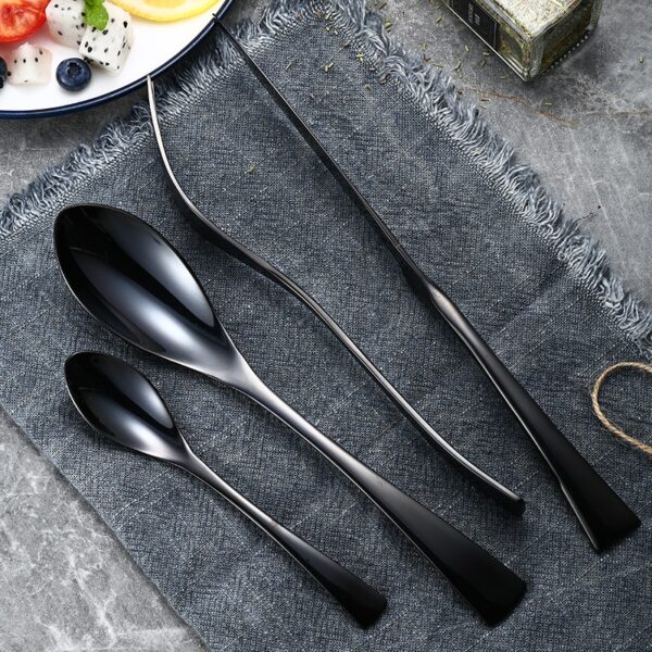 Stainless Steel Cutlery Set, 24 Pcs - Image 5