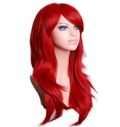 Long Wavy Vivid Color Synthetic Wig