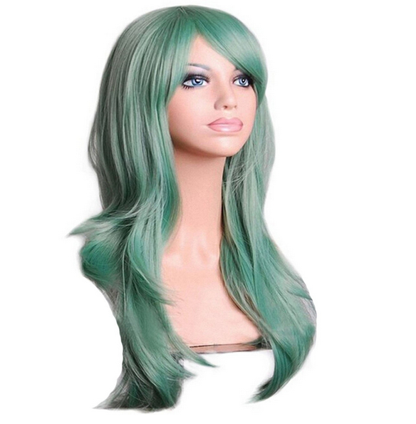 Long Wavy Vivid Color Synthetic Wig