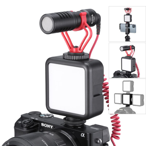 Rechargeable LED Video Triple Light