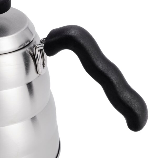 Silver Coffee Kettle with Thermometer - Image 4